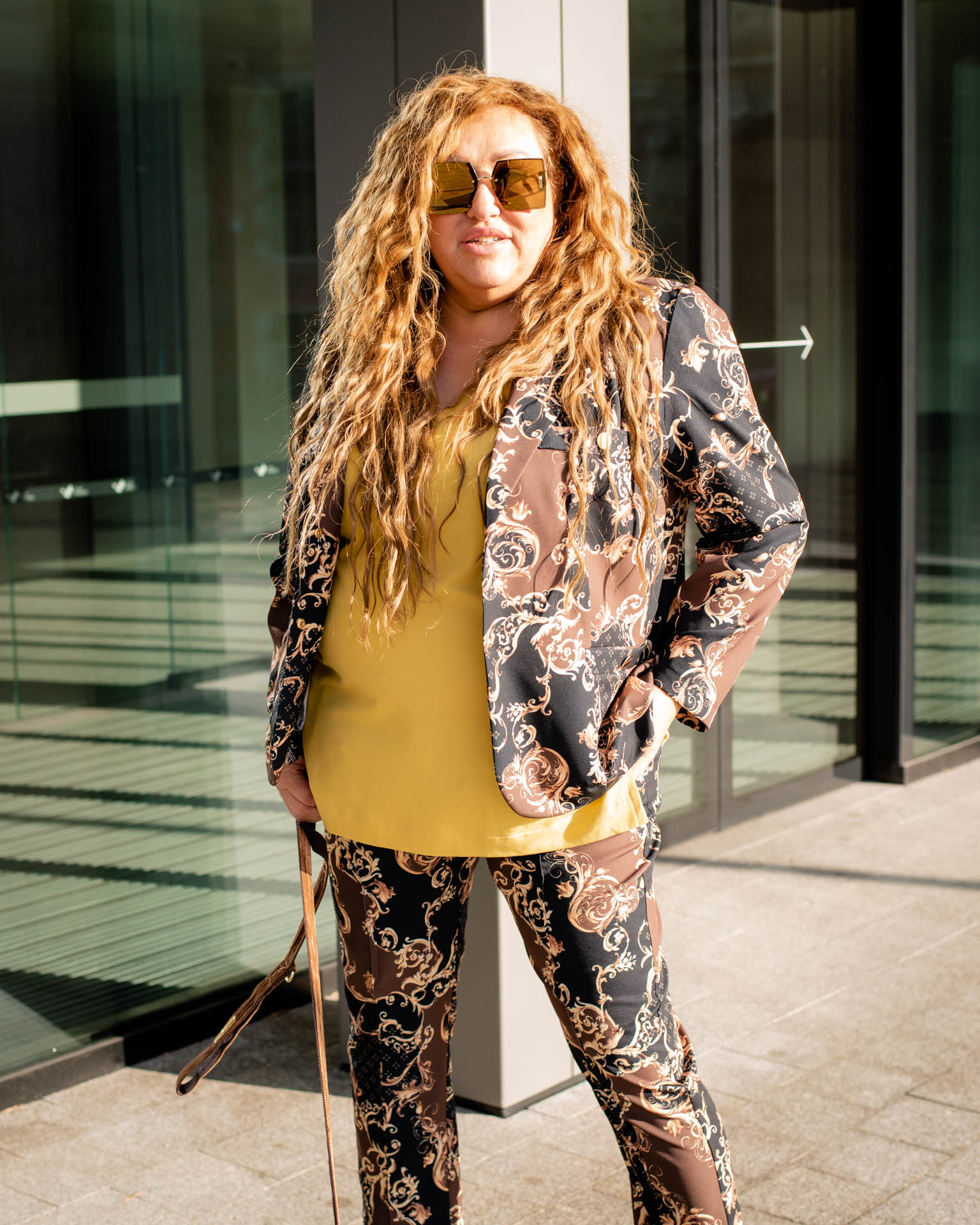 Spodnie wzor barokowy - obrazek 6